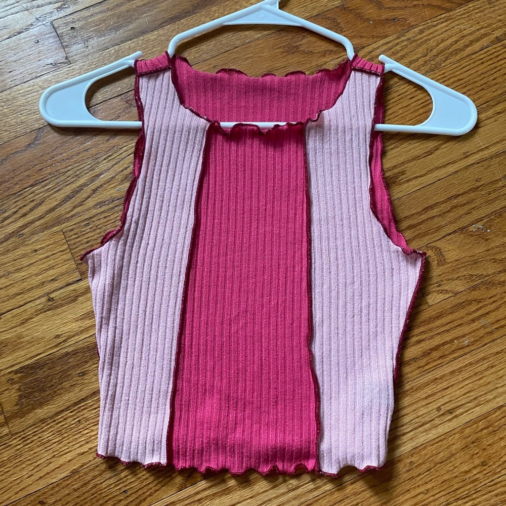 Pink tank top